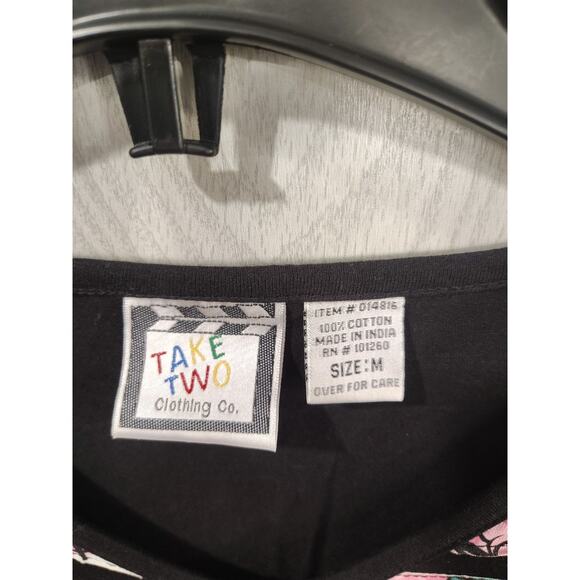 Women's Take Two Floral Long Sleeve Size M Fairy Casual Minimalist Boho - Picture 3 of 7